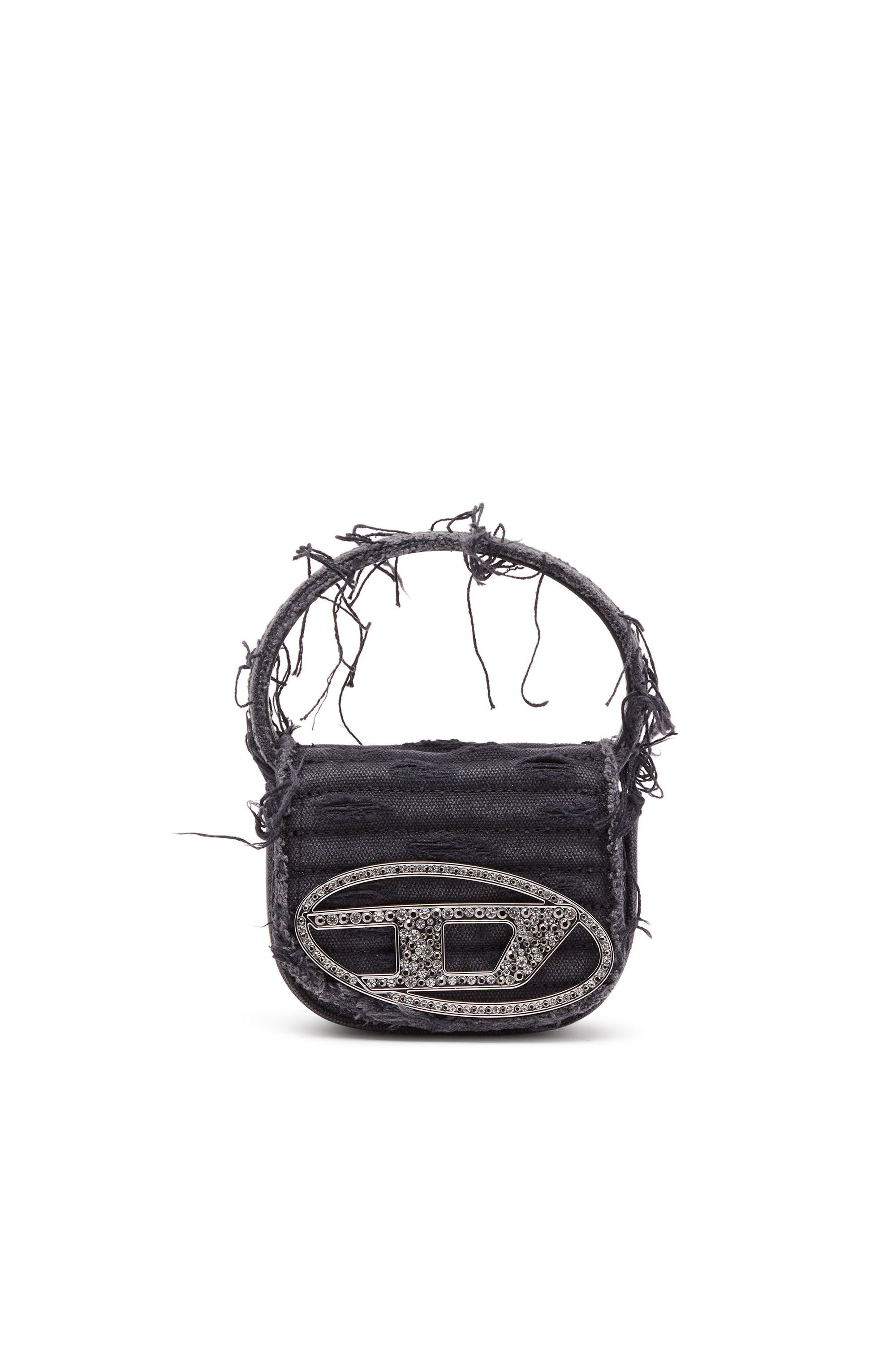 Women's 1DR XS-Iconic mini bag in canvas and leather | Black