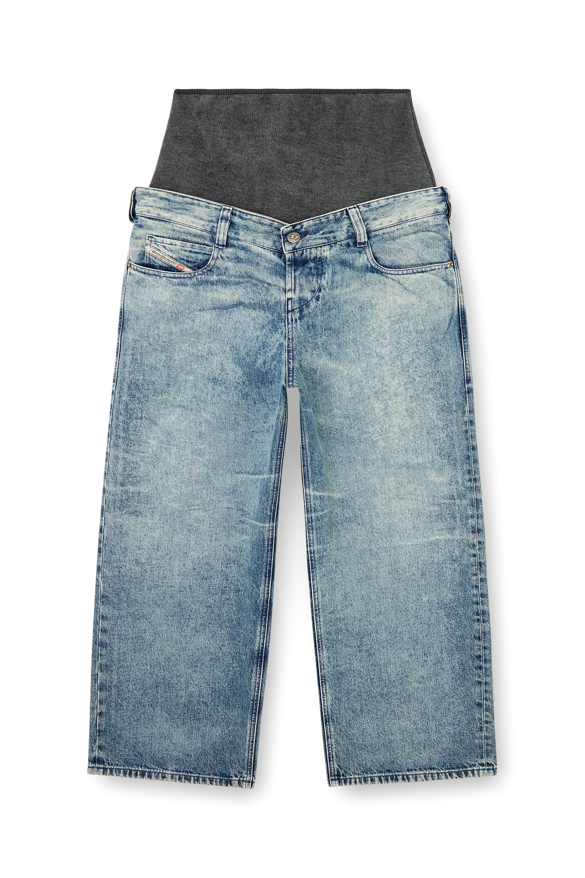Diesel - Man's Relaxed Jeans D-Eni 09N97, Medium blue - 3