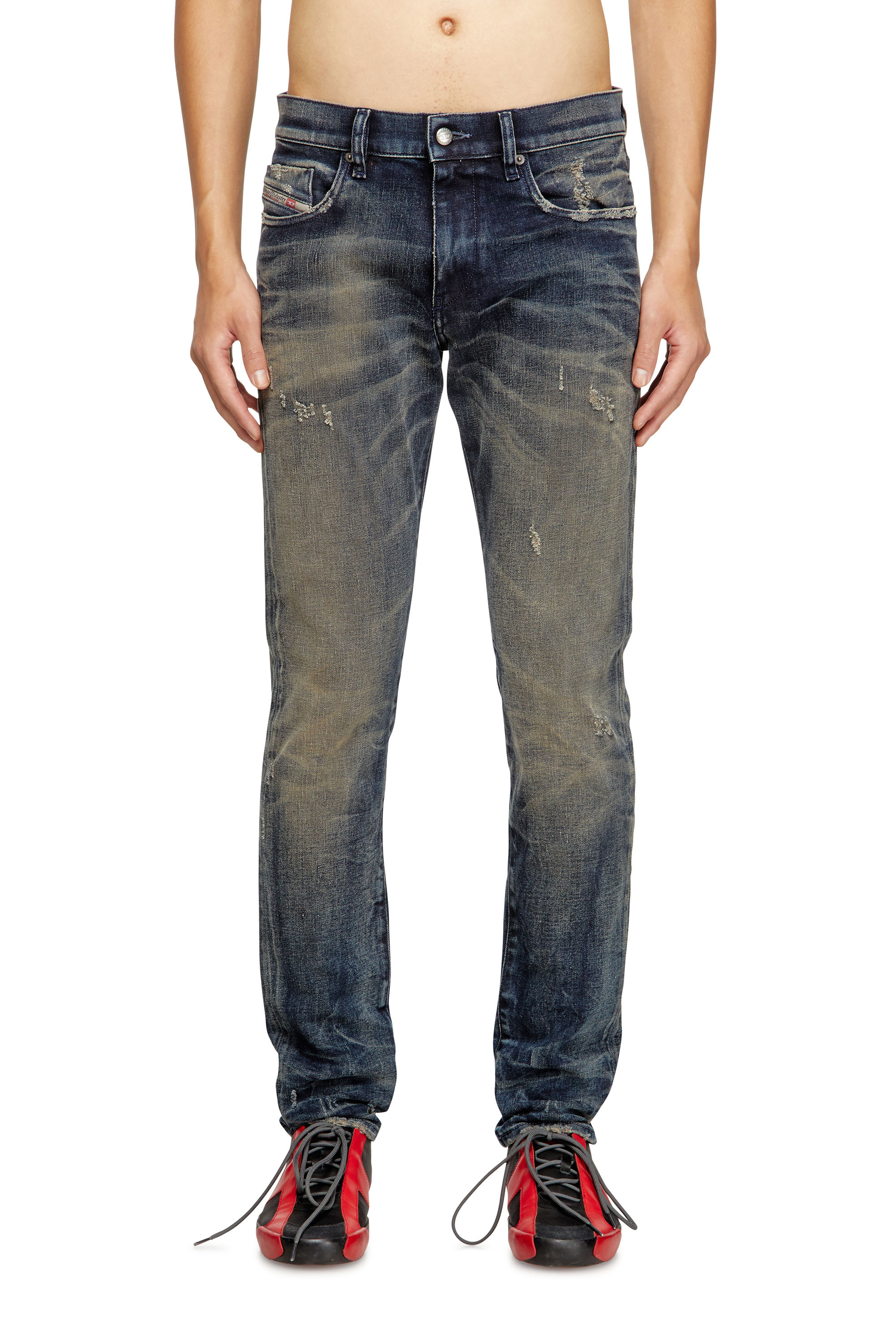 Diesel - Man's Slim Jeans 2019 D-Strukt 09M46, Dark Blue - 1